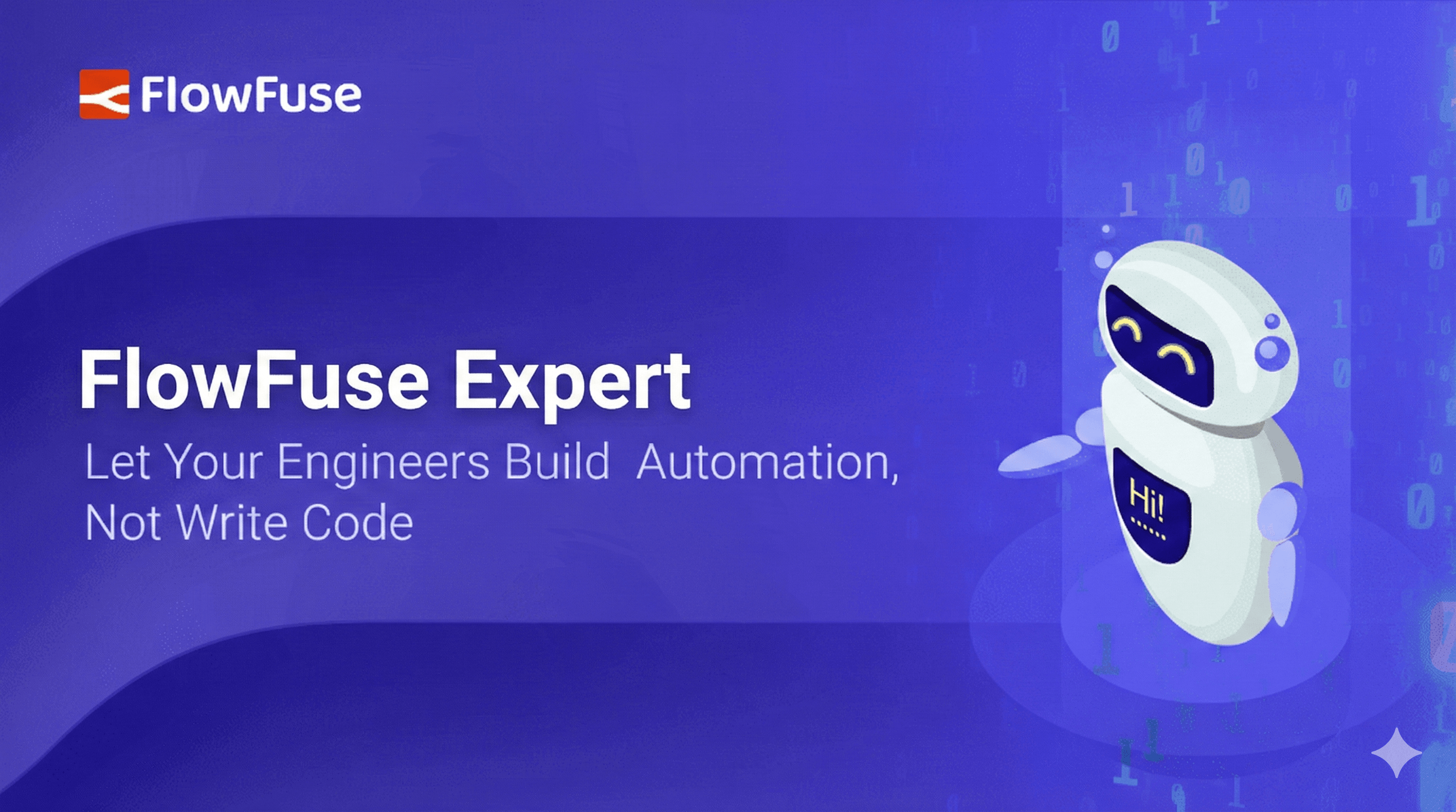 Image representing FlowFuse Expert: Let Your Engineers Build Automation, Not Write Code
